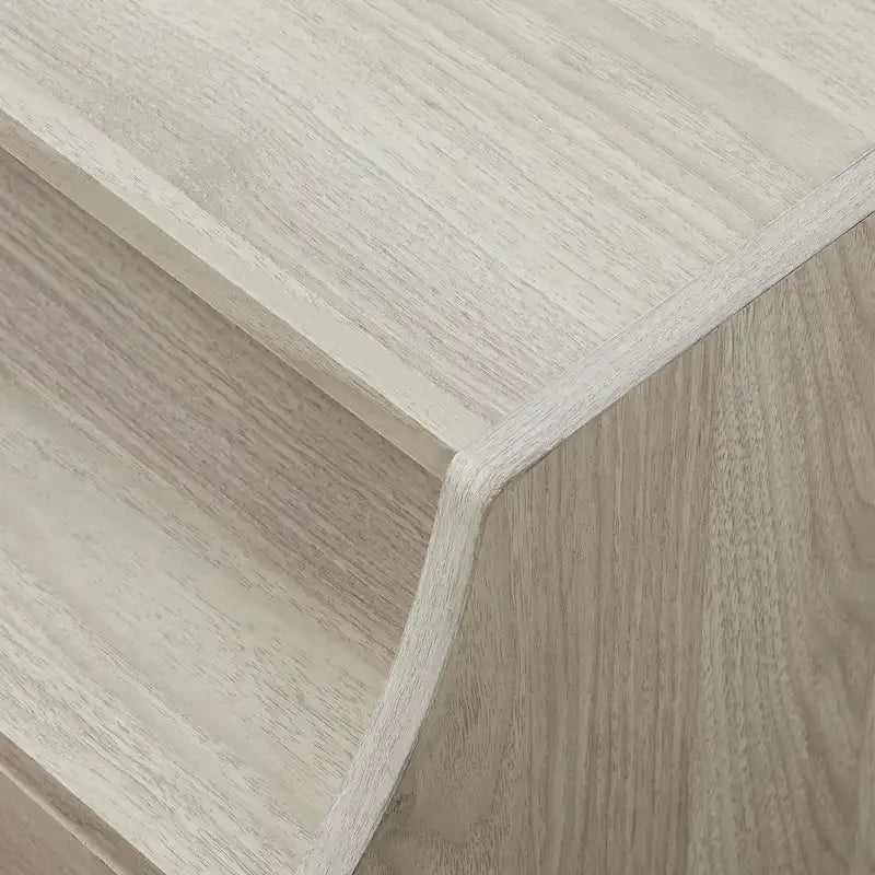 Table de chevet moderne à 2 tiroirs avec port USB