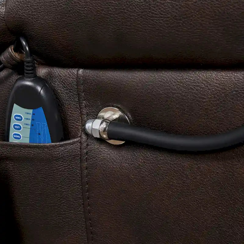Fauteuil inclinable releveur électrique avec deux moteurs, massage et fonction chauffante