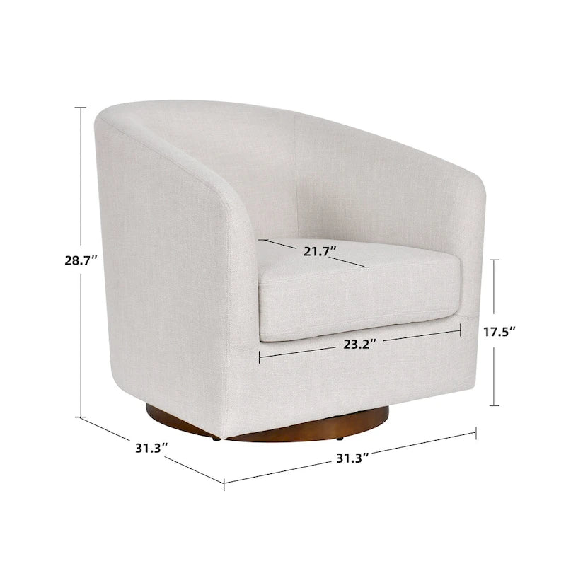 Fauteuil pivotant 31 po