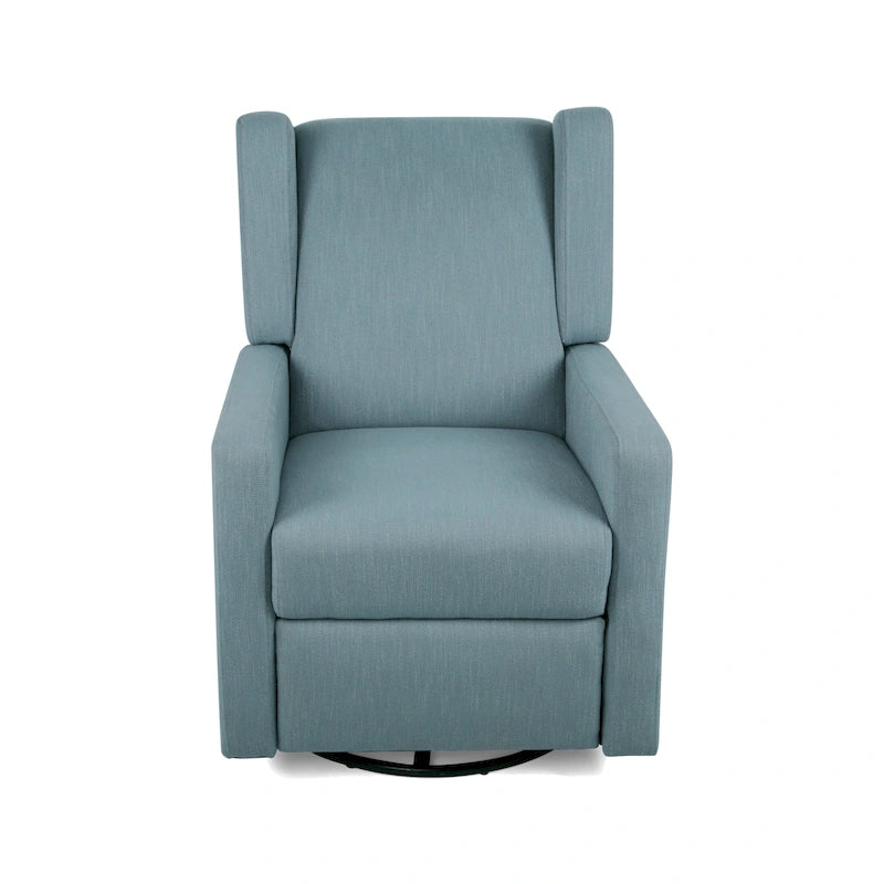 Fauteuil inclinable pivotant Wingback avec mécanisme à levier