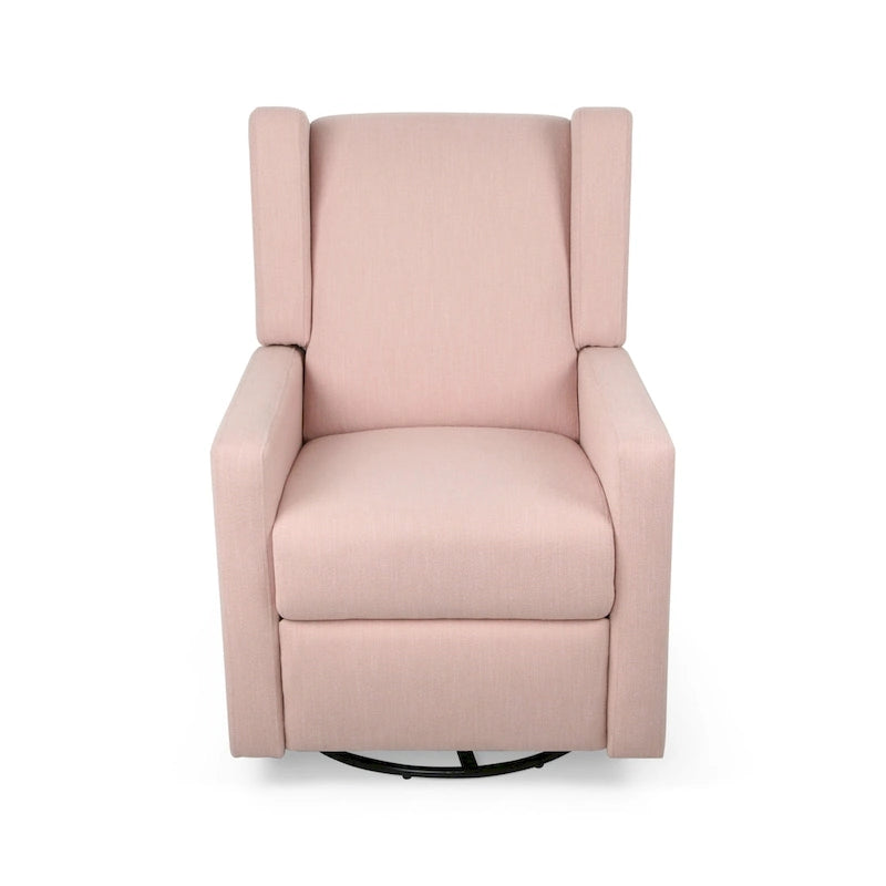 Fauteuil inclinable pivotant Wingback avec mécanisme à levier