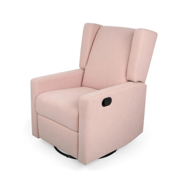Fauteuil inclinable pivotant Wingback avec mécanisme à levier