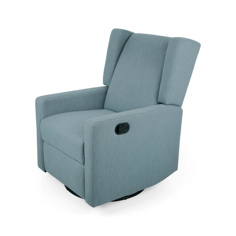 Fauteuil inclinable pivotant Wingback avec mécanisme à levier