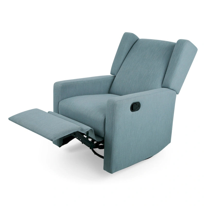 Fauteuil inclinable pivotant Wingback avec mécanisme à levier