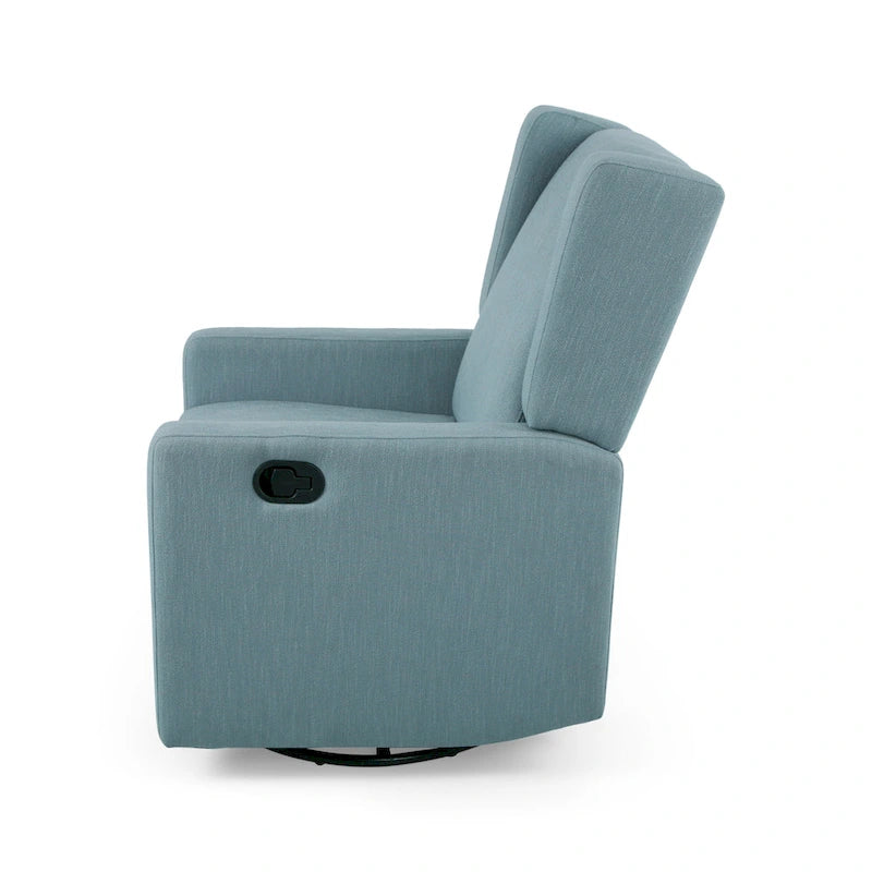 Fauteuil inclinable pivotant Wingback avec mécanisme à levier