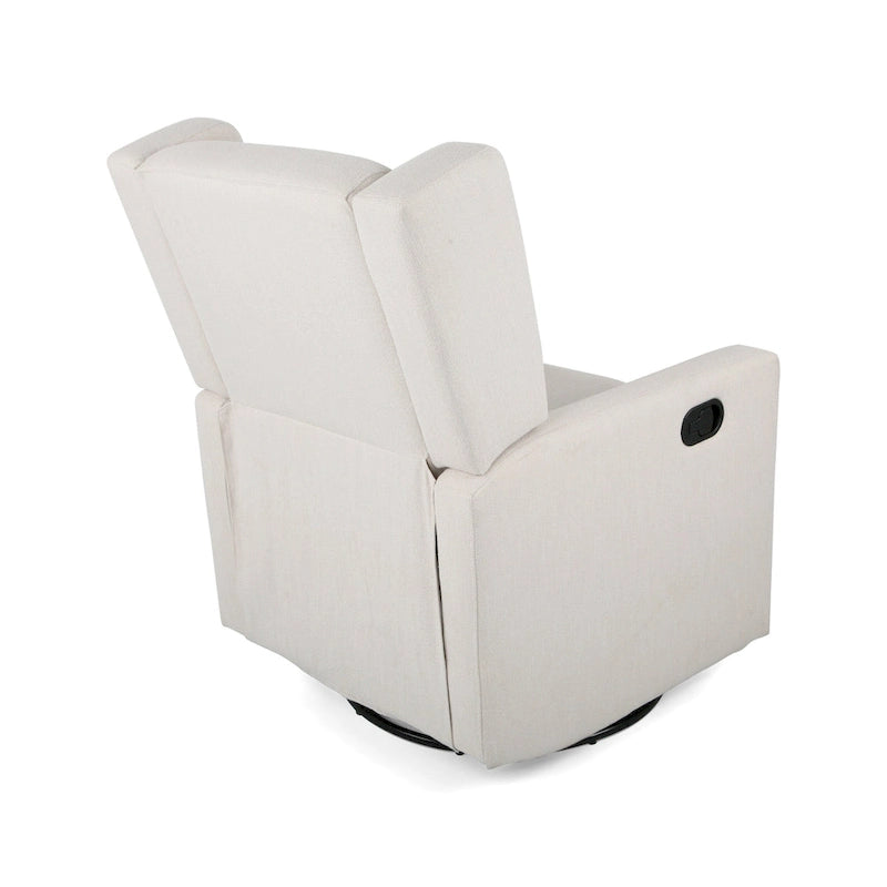 Fauteuil inclinable pivotant Wingback avec mécanisme à levier