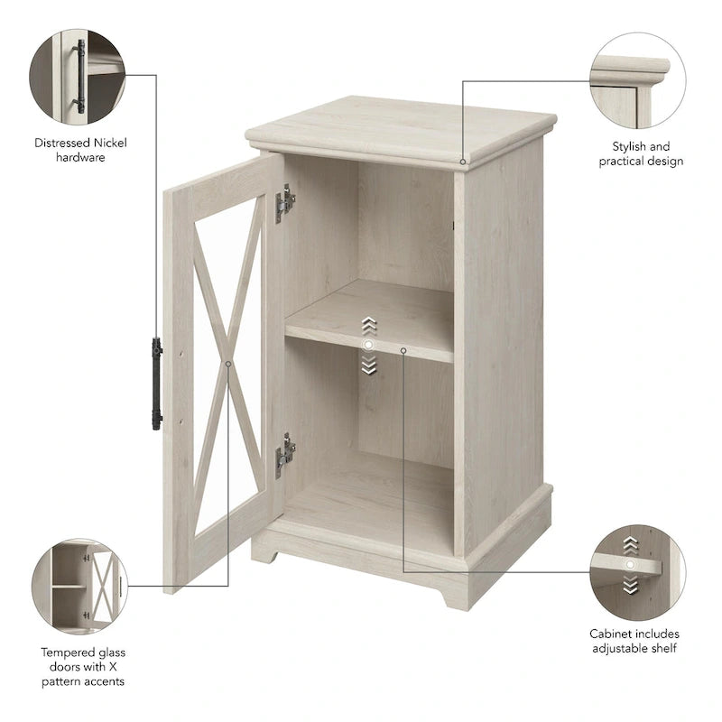 Table d'appoint de ferme Lennox avec rangement