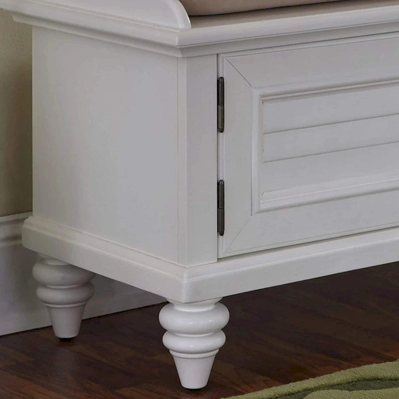 Banc de rangement capitonné Bermuda
