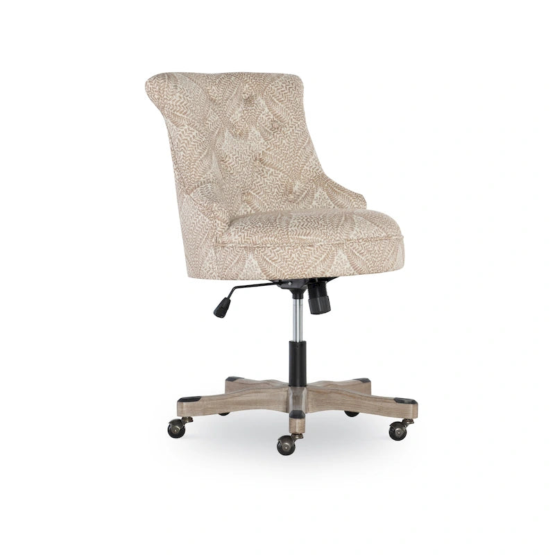 Chaise de bureau pivotante rembourrée à hauteur réglable
