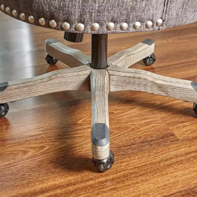Chaise de bureau pivotante rembourrée à hauteur réglable