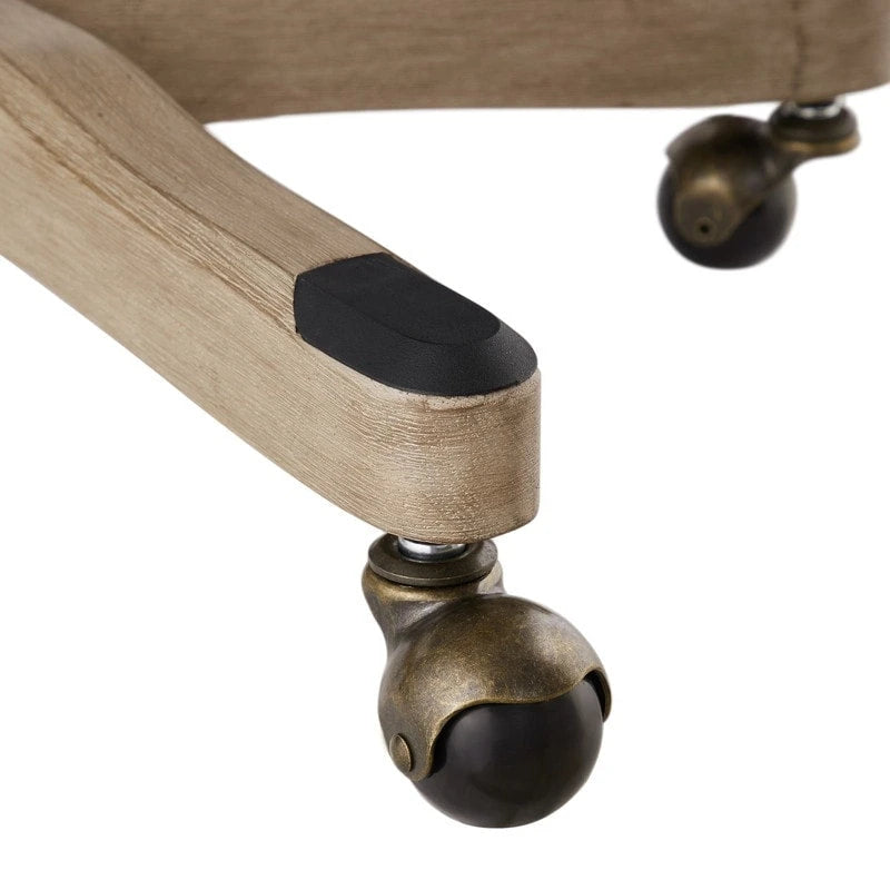 Chaise de bureau pivotante rembourrée à hauteur réglable