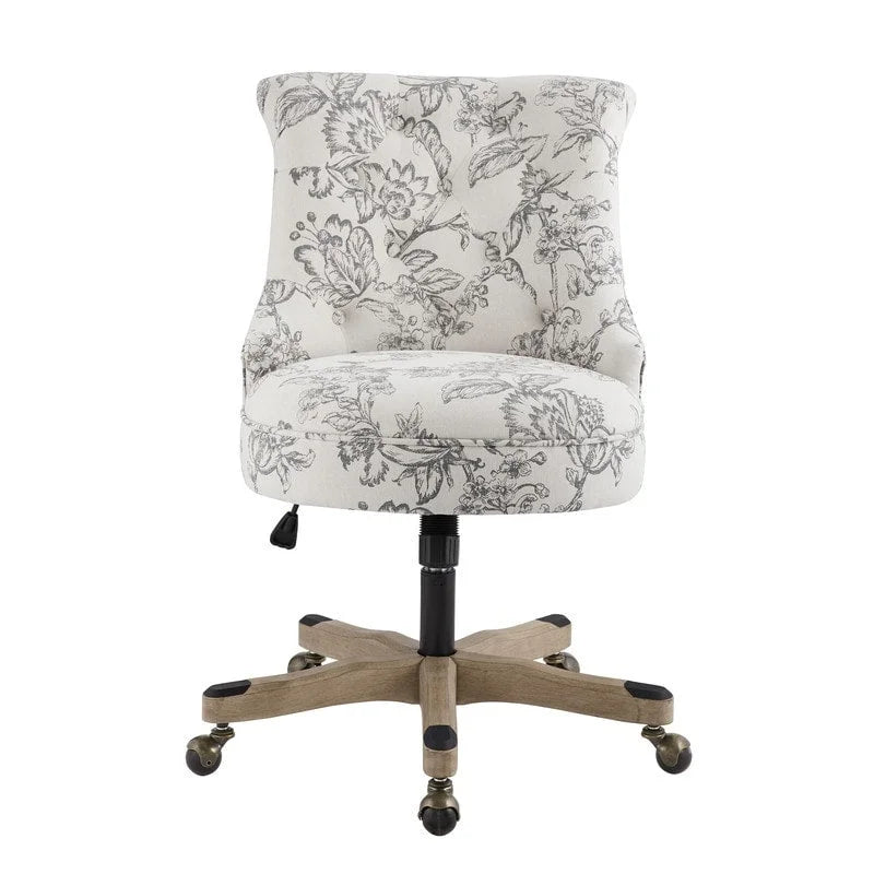 Chaise de bureau pivotante rembourrée à hauteur réglable
