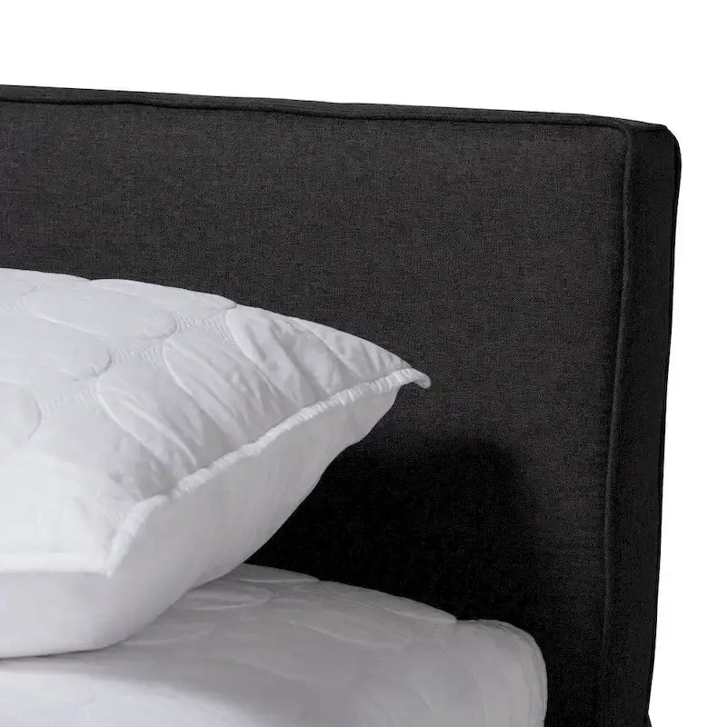 Lit plateforme queen avec tiroirs de rangement