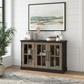 Buffet de 46 po de large avec portes vitrées