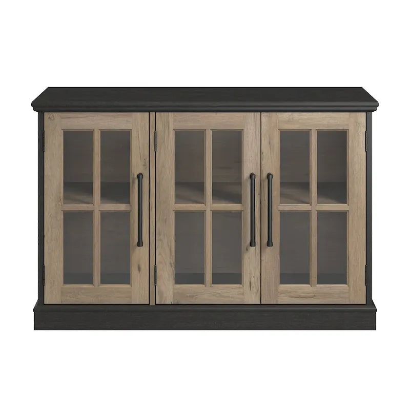 Buffet de 46 po de large avec portes vitrées