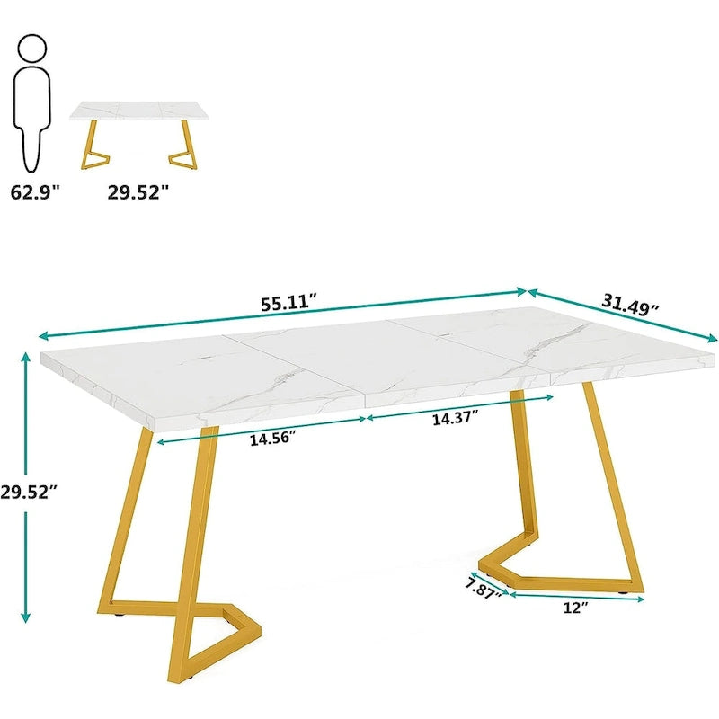 Table de chevet à 2 tiroirs, 61 cm (H) x 48 cm (L) x 38 cm (P)