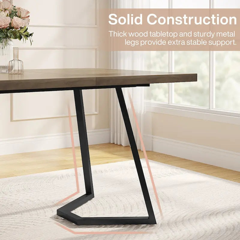 Table de chevet à 2 tiroirs, 61 cm (H) x 48 cm (L) x 38 cm (P)