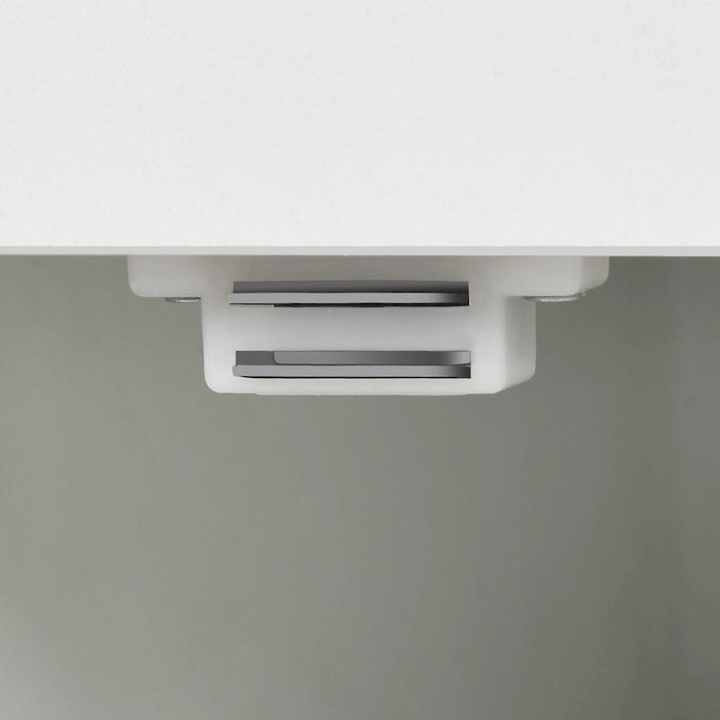 Table d'appoint de ferme avec station de recharge et rangement