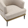 Fauteuil tonneau bicolore