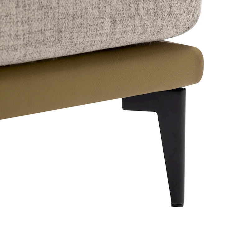 Fauteuil tonneau bicolore