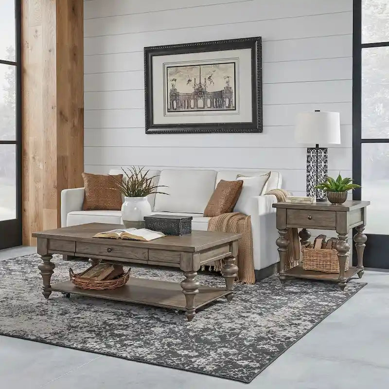 Ensemble de 3 tables basses Dusty Taupe